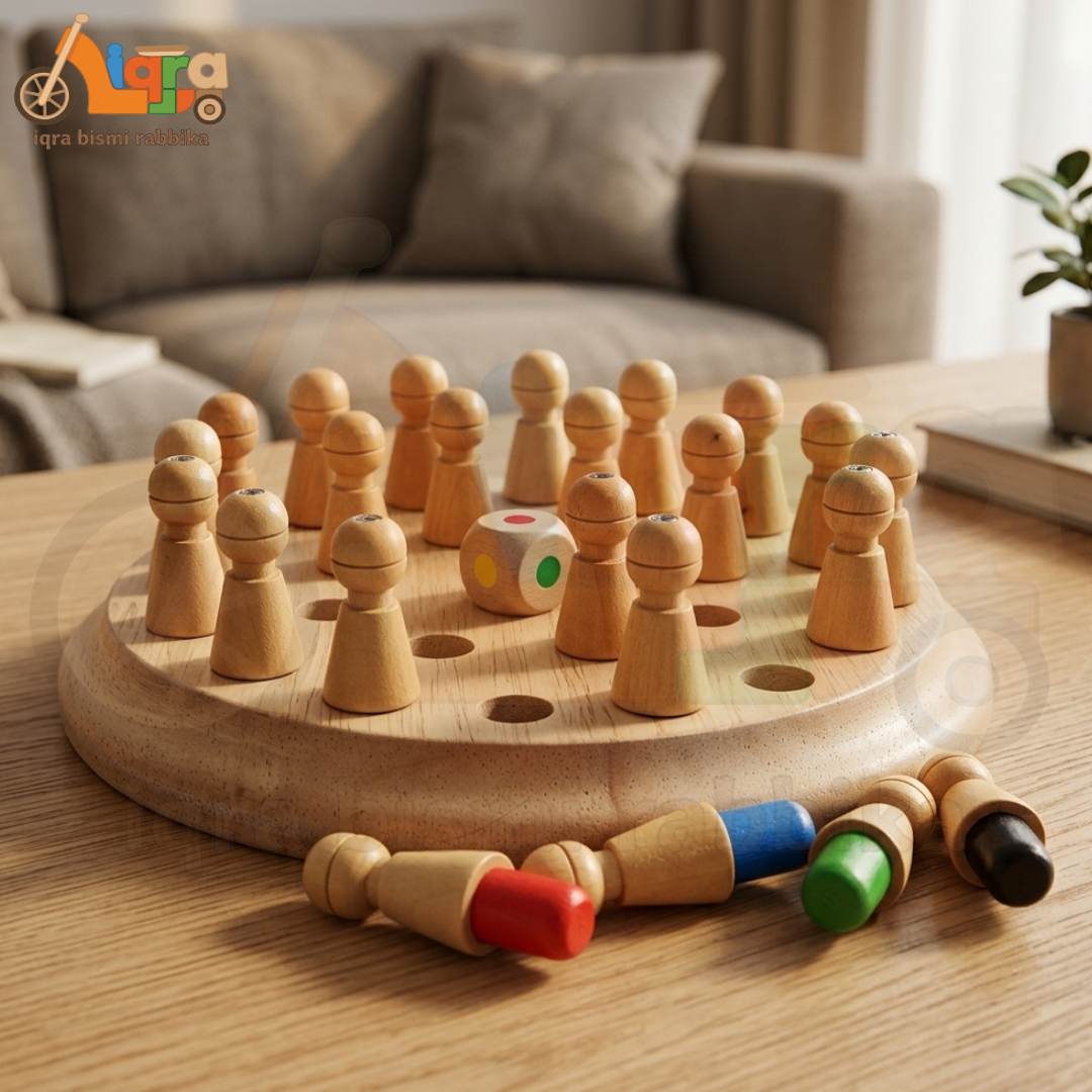 Wooden Memory Chess
